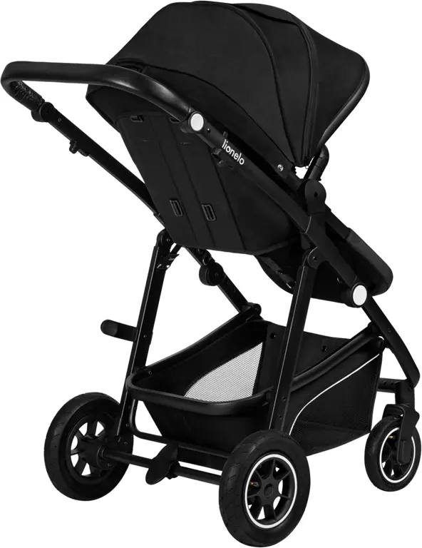 Коляска дитяча 3 в 1 Lionelo Bianka Black Onyx